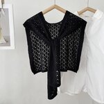 Hollowed Out Shawl Factory - OEM/ODM New Knitted Women Korean Versatile Solid Color Knotted