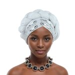 Bandana Factory - OEM/ODM African Ethnic for Women with Sequined Beaded Turban