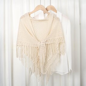 Lace Shawl Manufacturer - OEM/ODM Hot Selling Luxury Plain Breathable Summer Triangle Scarf