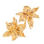 Bracelet Ring Set Factory - OEM/ODM 2026 Exaggerated Pleated Flower Opening Bangle