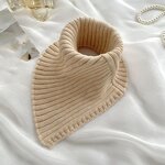 Neckerchief Manufacturer - OEM/ODM Half High Collar Fashion Keep Warm Solid Color Knitted