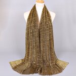 Sequin Scarf Factory - OEM/ODM 2025 Autumn New Women Breathe Silk Long Indian Hijab
