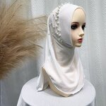 Nail Bead Headscarf Manufacturer - OEM/ODM 2025 New Shawl Elastic Solid Color Ethnic Pullover