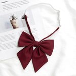 Diagonal Bow Factory - OEM/ODM JK Uniform Solid Color Feather Root Female College Style