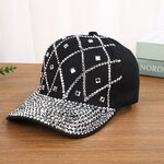 Baseball Cap Manufacturer - OEM/ODM Cowboy Rhinestone Inlaid Snapback Fashion Sun Hat