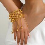 Bracelet Manufacturer - OEM/ODM European American Gold Retro Bell Indian Dance Wristband