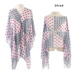Beach Shawl Factory - OEM/ODM Summer Hot Selling Cherish Printed Sunscreen Gauze Scarf