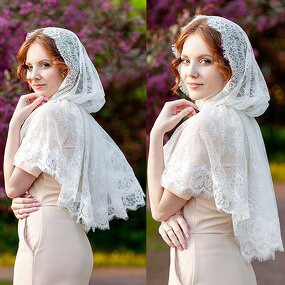 Muslim Veil Manufacturer - OEM/ODM Shoulder Draped Cross-border Foreign Trade Lace Bridal Covering