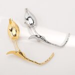 Tulip Brooch Factory - OEM/ODM Exaggerated Large Flower Pin for Women Vintage Party