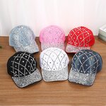 Baseball Cap Manufacturer - OEM/ODM Cowboy Rhinestone Inlaid Snapback Fashion Sun Hat
