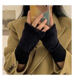 Fingerless Gloves Manufacturer - OEM/ODM Knitted Women Half Finger Warmth Autumn Winter Socks