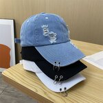 Denim Baseball Cap Manufacturer - OEM/ODM Fashion Adjustable Vintage Washed Hip Hop Hat