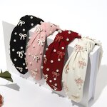 Hair Accessories Factory - OEM/ODM European American Sweet Simple Nail Bead Bow Headband