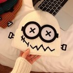 Crochet Beanie Factory - OEM/ODM Adults Boys Girls Cartoon Puff Printing Winter Warm Acrylic
