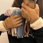 Velvet Gloves Manufacturer - OEM/ODM High Quality Casual Fashion Winter Warm Women's Cycling