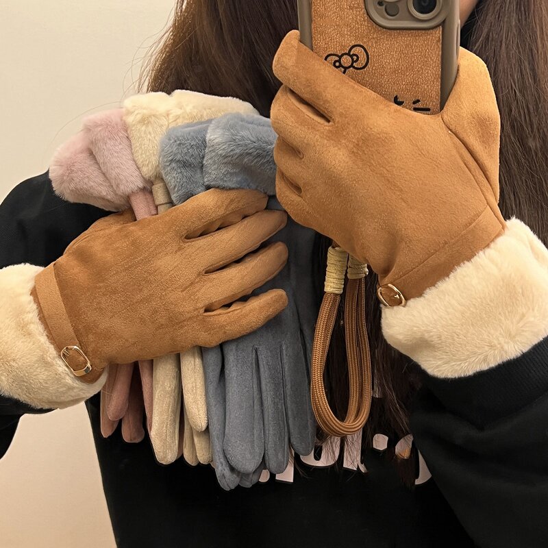 Velvet Gloves Manufacturer - OEM/ODM High Quality Casual Fashion Winter Warm Women's Cycling