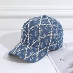 Baseball Cap Factory - OEM/ODM Blingbling 6-Panel Sports Denim Daddy with Rhinestones