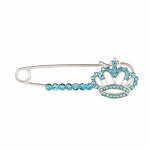 Crown Brooch Factory - OEM/ODM Wholesale Alloy Crystals Elegant Pins for Women Dress