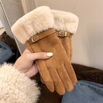 Velvet Gloves Manufacturer - OEM/ODM High Quality Casual Fashion Winter Warm Women's Cycling