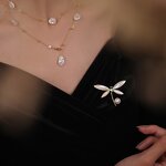 Pearl Dragonfly Brooch Manufacturer - OEM/ODM Cute Women High-end Niche Exquisite Brooch