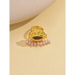 Open Ring Factory - OEM/ODM European American High-end Light Luxury Pearl Tassel