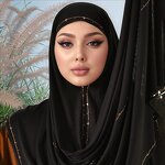 Muslim Shawl Factory - OEM/ODM Fashionable Rhinestone Women Chiffon Versatile Solid Color