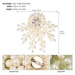 Handmade Brooch Manufacturer - OEM/ODM Elegant Fashion New Luxury Pins Coat Clothing Accessories