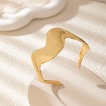 Bracelet Factory - OEM/ODM Trendy High-end Gold Metal Simple Geometric Jewelry