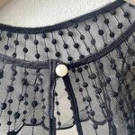 Lace Pearl Shawl Manufacturer - OEM/ODM New for Women Spring Summer Dress Shirt Decoration