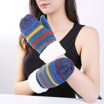 Jacquard Gloves Manufacturer - OEM/ODM Wholesale Acrylic Knitted Warm Winter with Fleece Lining