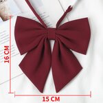 Diagonal Bow Factory - OEM/ODM JK Uniform Solid Color Feather Root Female College Style