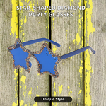 Pentagram Sunglasses Manufacturer - OEM/ODM New European American Diamond studded Frameless for Women