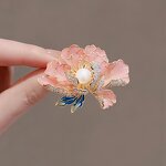 Flower Brooch Factory - OEM/ODM Cute Peony Elegant Exquisite Chinese Style Classical Pin