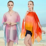 Beach Dress Robe Manufacturer - OEM/ODM 2022 Women Swimsuit Bikini Cover up Long Sleeve