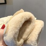 Winter Gloves Factory - OEM/ODM Wholesale Ladies Warm Plush Lining with Bow for Cycling