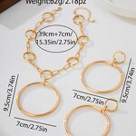 Necklace and Earrings Set Manufacturer - OEM/ODM Fashion Round Pendant Vintage Circle Chain