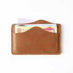 Leather Cardholder Supplier - OEM ODM Custom Color Logo Full Grain Cow Genuine