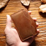 Leather Cardholder Supplier - OEM ODM Custom Color Logo Full Grain Cow Genuine