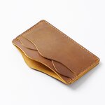 Leather Cardholder Supplier - OEM ODM Custom Color Logo Full Grain Cow Genuine