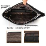 Leather Envelope Clutch Bag Supplier - Waterproof Black Soft Men Designer Genuine