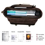 Leather Shoulder Messenger Bag Supplier - TIDING OEM Custom Top Layer Crazy Horse