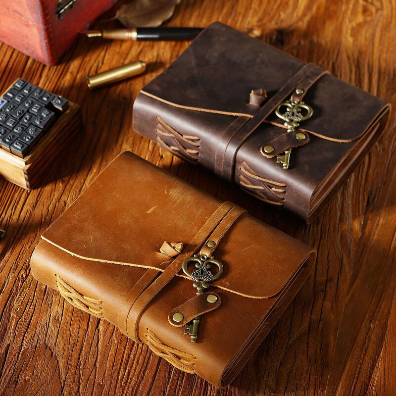 Leather Journal Notebook Supplier - Vintage Leather Gift Custom Artist Travel