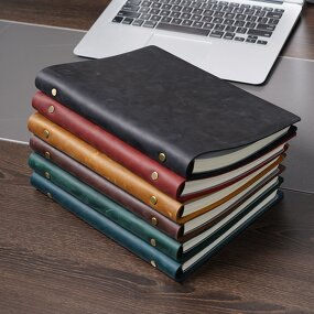 Leather Book Cover Supplier - Original Factory Drop Shipping Full Grain Workbook