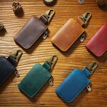 Leather Card Bag Supplier - Factory Wholesale Custom Design Vintage Full Grain