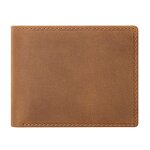 Leather Wallet Supplier - Hot Sale Genuine RFID Blocking Bifold Credit Card