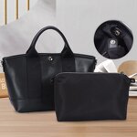 Leather Shoulder Bag Supplier - Black Fashion Famale Real Genuine Crossbody Full