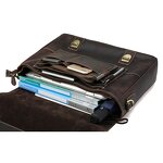 Leather Shoulder Messenger Bag Supplier - TIDING OEM Custom Top Layer Crazy Horse