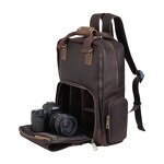 Leather Camera Backpack Manufacturer - Latest Design Customized Logo Hiking Travel