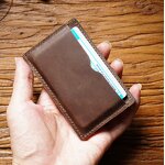 Leather Cardholder Manufacturer - Factory Wholesale OEM ODM Custom Color Crazy Horse