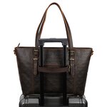 Leather Handbag Supplier - Full Logo Custom ODM OEM Gift Christmas Retro Crazy